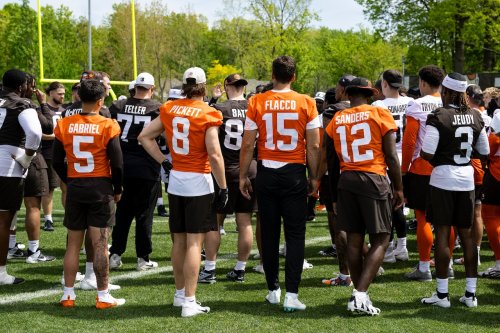 Did Shedeur Sanders top Dillon Gabriel at rookie minicamp as they prepared to join the vets? My take