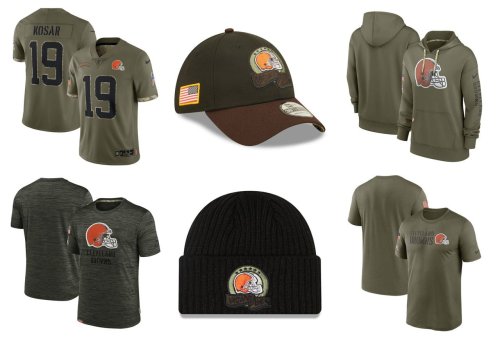 New Cleveland Browns gear honors military service, available now