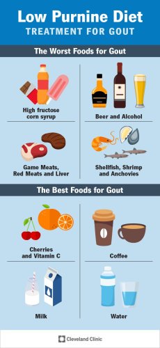 Gout (Low Purine) Diet: Best Foods to Eat & What to Avoid | Flipboard