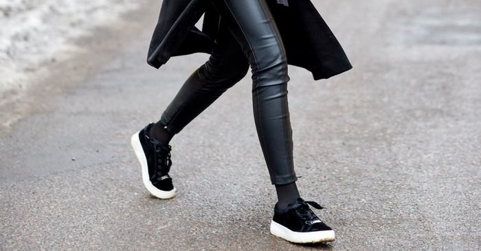 The Best Faux-Leather Leggings of the Season