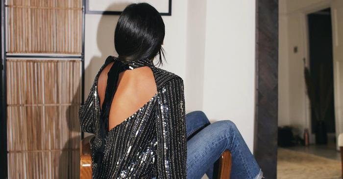 These 5 Top-and-Jeans Outfits Are the Lazy Way to Do Party Dressing