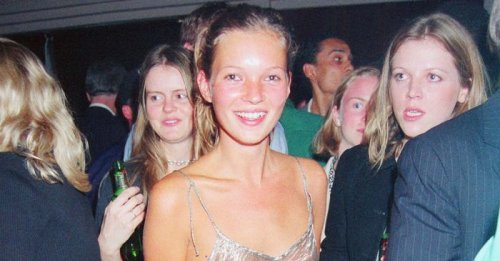 Kate Moss wore an even more daring version of her iconic '90s naked dress