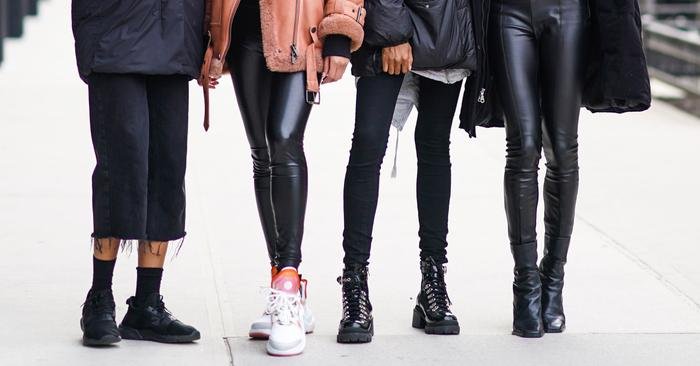 The Best Faux-Leather Leggings of the Season
