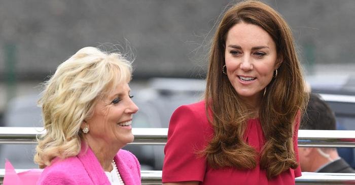 Jill Biden and Kate Middleton Wore the Same Classic Shoes to Their First Meeting