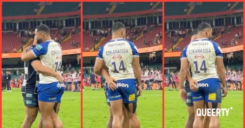 WATCH: A video of two rugby players hugging it out has the Gay Internet™ swooning - Queerty