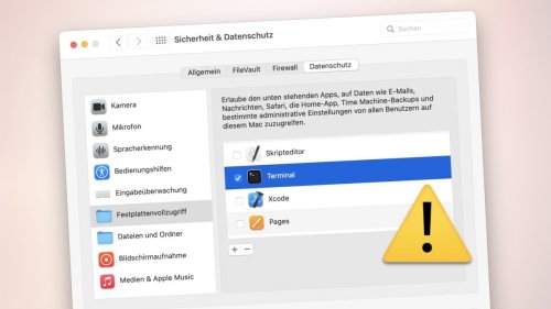 macOS: Apps können Festplattenvollzugriff des Terminals missbrauchen