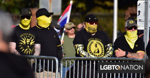 Proud Boys flashmob library’s family Pride event as terrorized staff frantically cancels event