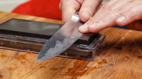 Here's how to sharpen a knife properly with a whetstone
