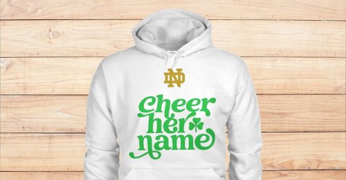 Marcus Freeman Cheer Her Name Hoodie- Notre … | Flipboard