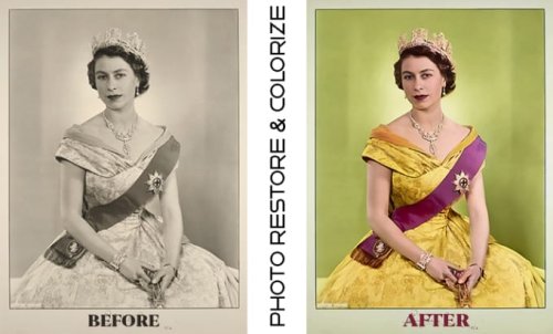 Graphicdlogos: I will expertly restore and colorize any antique rusted or old photographs for $25 on fiverr.com