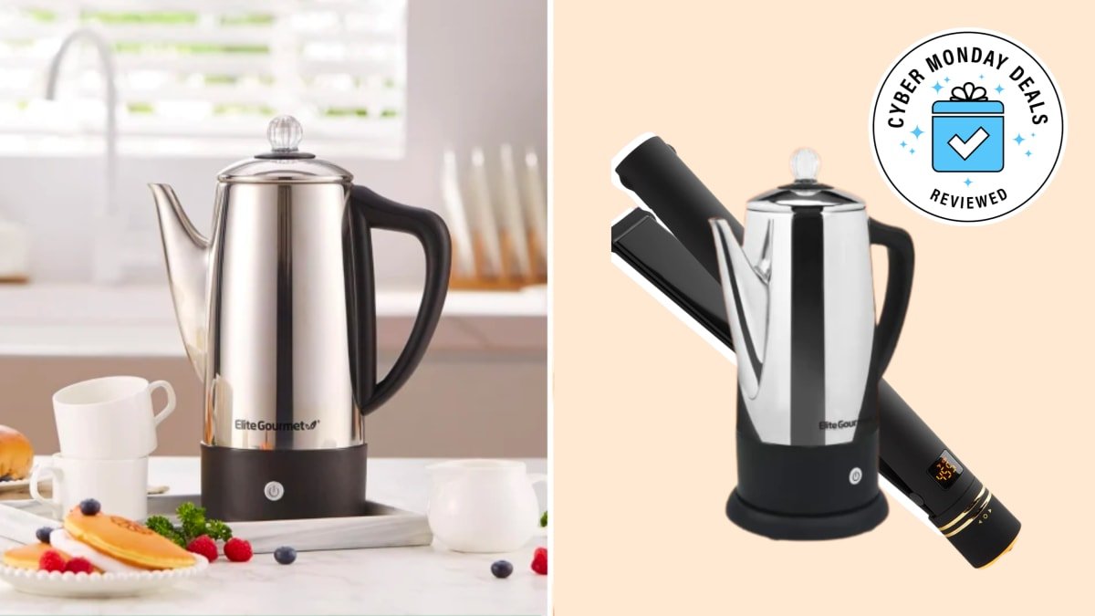 Amazon's Cyber Monday deals are hot—get 20% off the Elite Gourmet Coffee Percolator