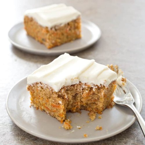 Simple Carrot Cake with Cream Cheese Frosting