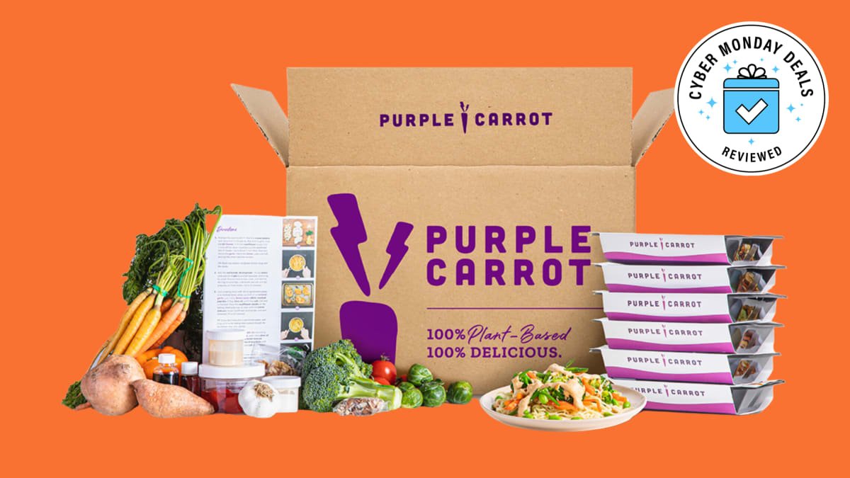Save 60% on Purple Carrot's meal kits this Cyber Monday
