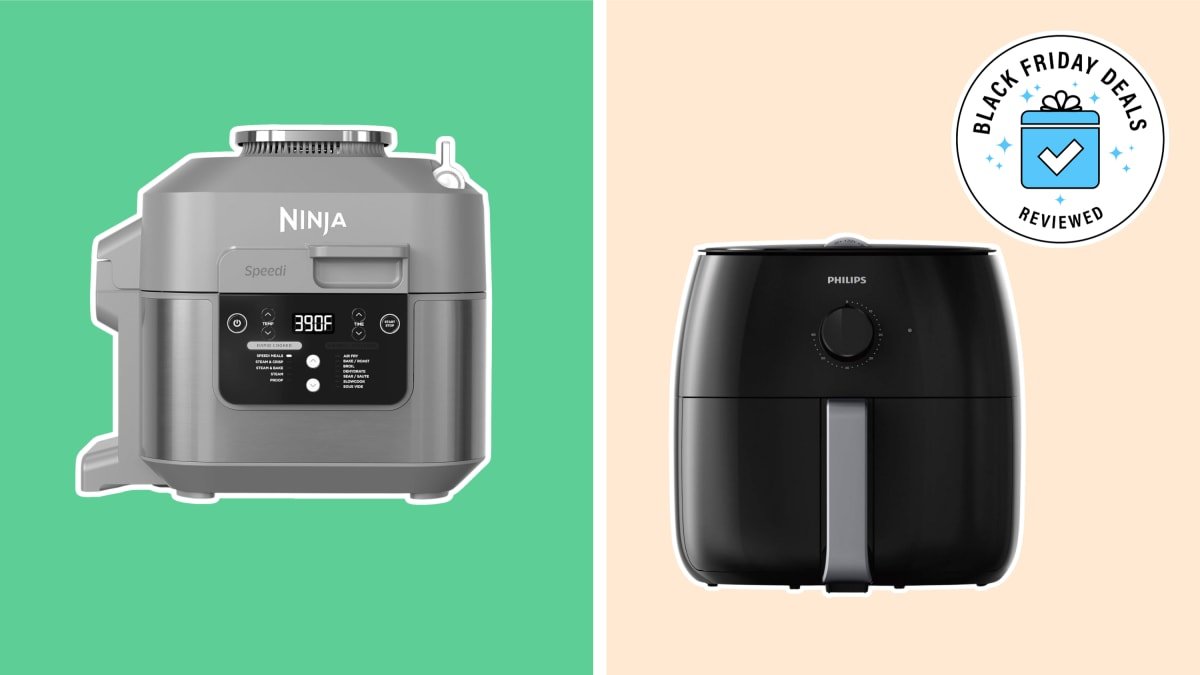 We love these Black Friday air fryer deals on Ninja, Philips, Cuisinart