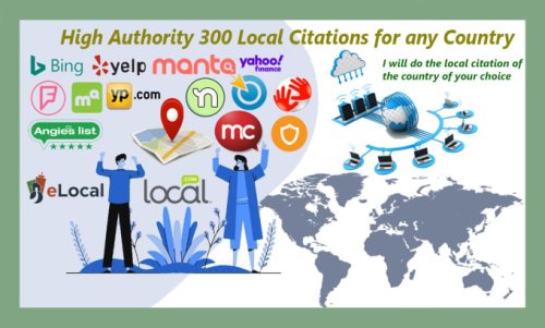 Mijanceo: I will do high authority 300 local citations for any country for $15 on fiverr.com