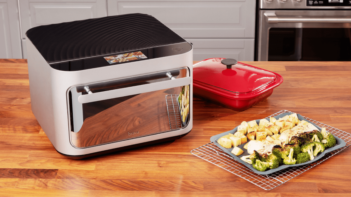 Not your mama's easy-bake oven: Brava glass cooks with light and does it right