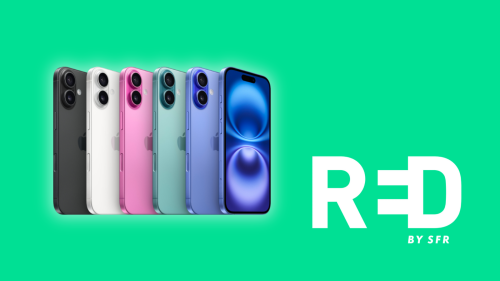 RED by SFR envoie l'artillerie LOURDE avec un forfait 5G à 6,99€ + iPhone 16 à -18%