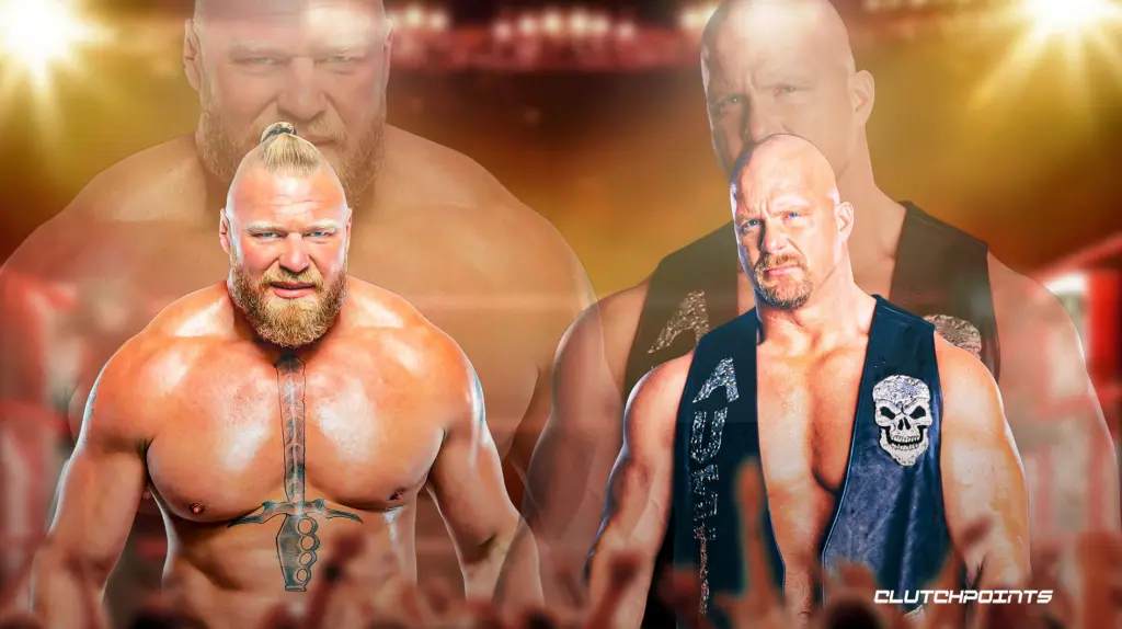 WWE Wanted Brock Lesnar to Face “Stone Cold” Steve Austin at WrestleMania  Instead of Omos | Flipboard
