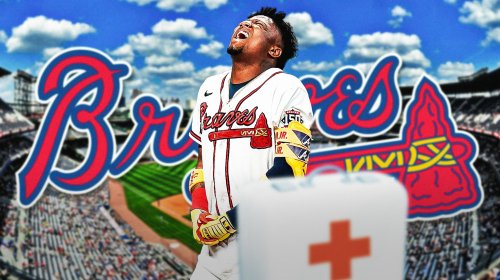 Braves' Ronald Acuna Jr. remains in game after injury scare vs. Astros