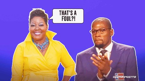 Kevin Durant's mom reacts to controversial foul call ...