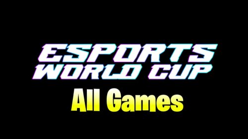 All Games and Titles in the Esports World Cup