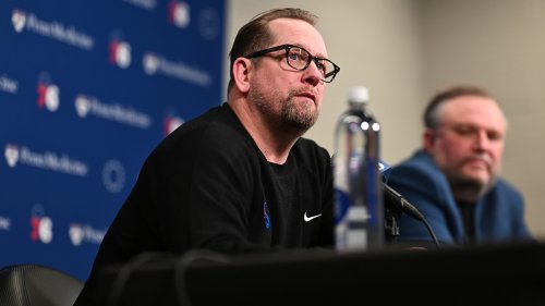 76ers head coach Nick Nurse tips Philadelphia’s hand after landing No. 3 pick