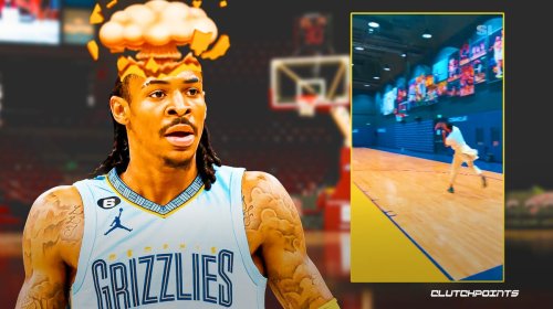 Ja Morant Loses His Mind After Watching Stephen Curry Sink 5 Straight Full-Court Shots