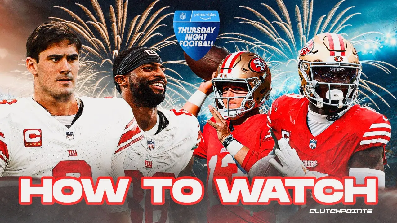 Giants vs. 49ers: How to watch Thursday Night Football on TV