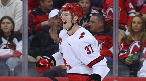 Hurricanes' Andrei Svechnikov gives confident reaction to Game 4 hat trick