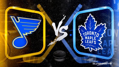 NHL Odds: Blues Vs. Maple Leafs Prediction, Pick And How To Watch – 1/3 ...