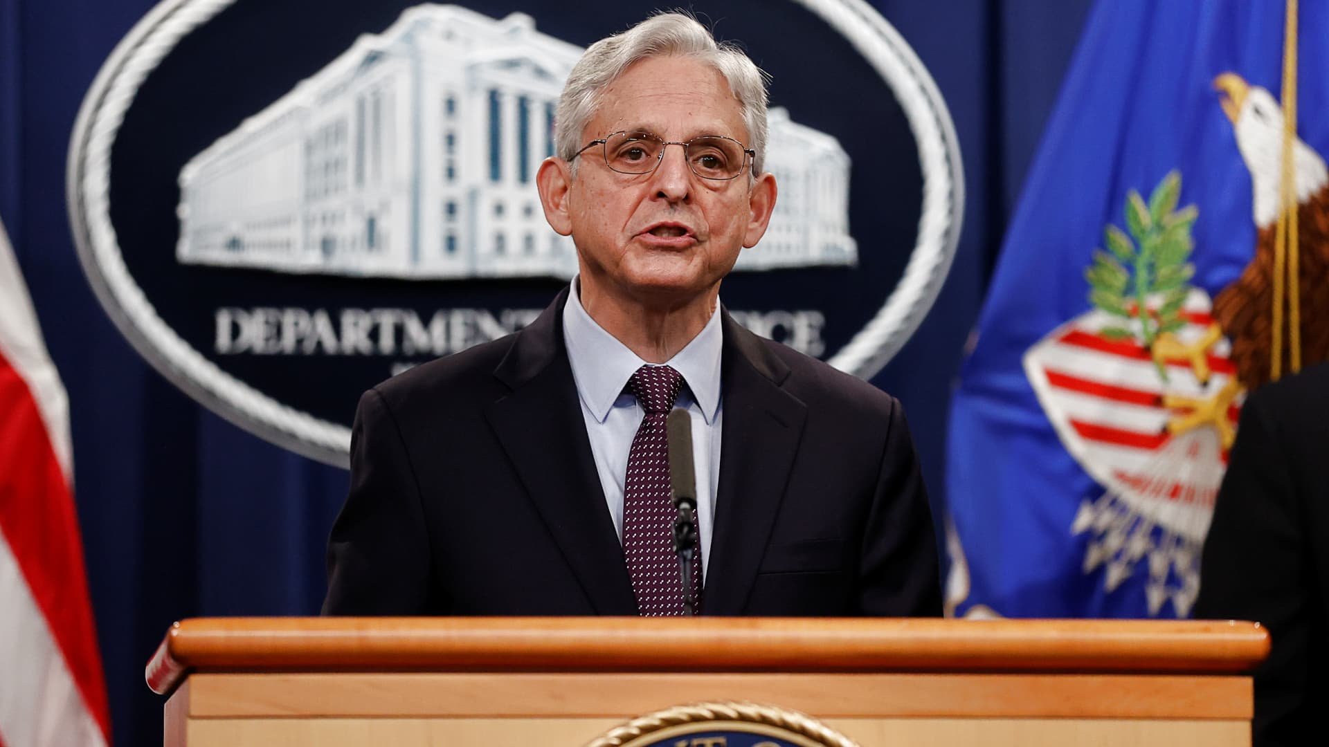 Attorney General Garland warns against violent protests, says DOJ 'strongly disagrees' with high court ruling on Roe