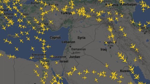 Airspace closures throughout the Middle East ground, divert flights as Iran launches drone attack on Israel
