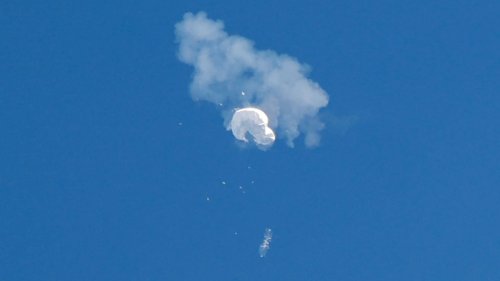U.S. military shoots down suspected Chinese surveillance balloon