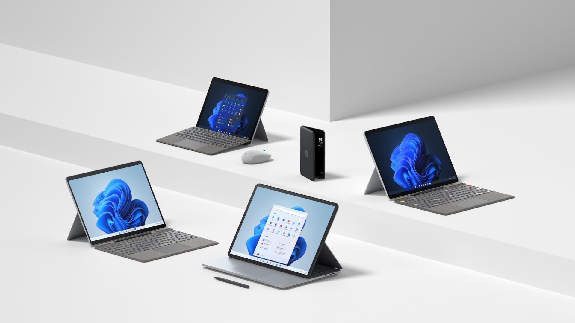Microsoft unveils four Surface computers and a new folding phone