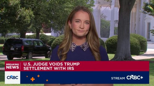 U.S. judge voids Trump settlement with IRS