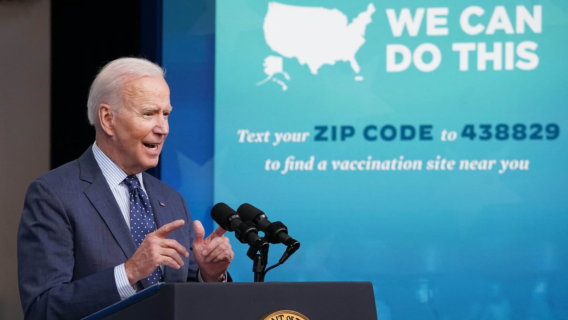 Biden doubles down on U.S. efforts to get more Americans vaccinated by the Fourth of July