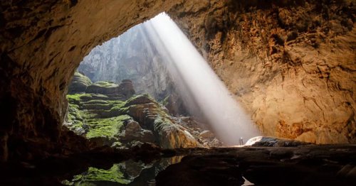 Take an incredible drone flight through the world's biggest cave