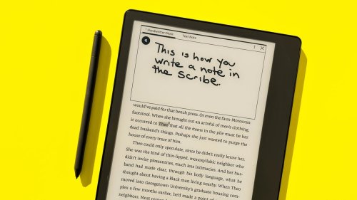 Amazon Kindle Scribe Now Lets You Write Directly On Some Books