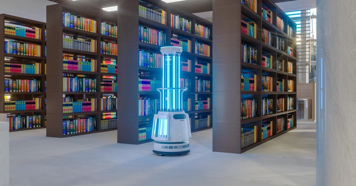 CES 2021: These giant robots can disinfect classrooms and offices with UVC light