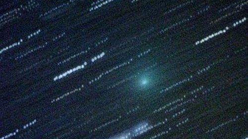 There's a green comet in the night sky this St. Patrick's Day