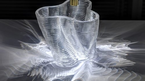 Gorgeous glass objects created with a 3D printer