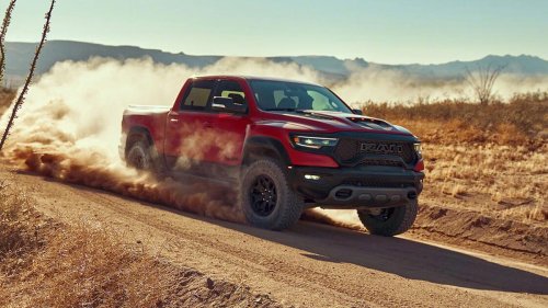 2021 Ram 1500 TRX is a 702-hp Raptor fighter with the heart of a Hellcat