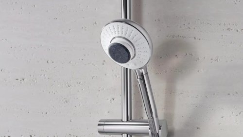 Kohler's New Shower Attachment Has a Spinning Pumice and Pulsing Massager