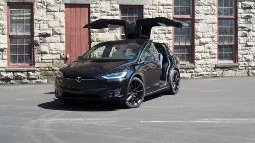 2017 Tesla Model X review: Tesla's falcon-doored crossover SUV is still ahead of its time.