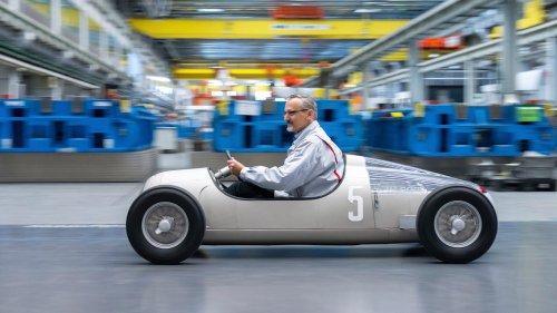Audi uses 3D-printing to build a 1:2-scale Auto Union race car