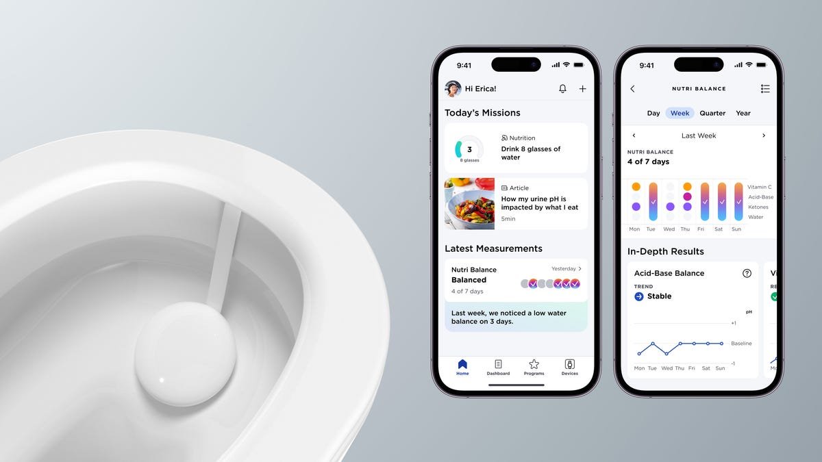 This Futuristic Toilet Sensor Reads Your Pee to Measure Health