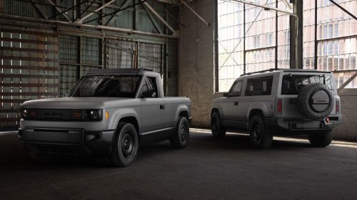 This $25,000 Electric Slate Truck Transforms Into an SUV