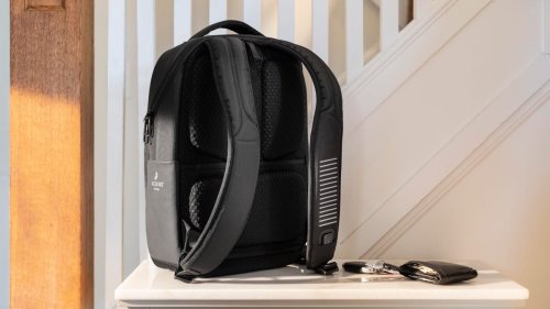 Samsonite's Google-powered smart backpack has a touch-gesture strap