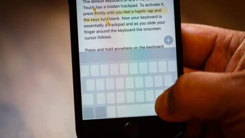 How to use your iPhone’s keyboard as a trackpad