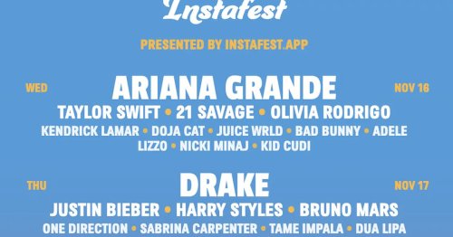 Spotify Instafest: Here's How to Create Your Dream Festival Lineup |  Flipboard